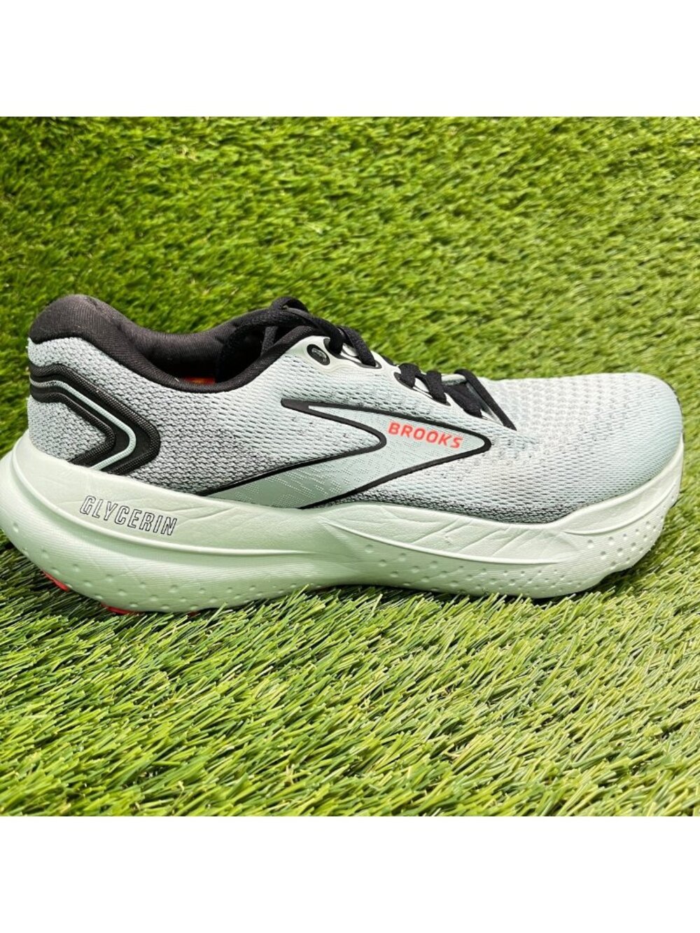 Brooks Glycerin 21 Womens Size 8.5 Mint Green Athletic Running Shoes Sneakers